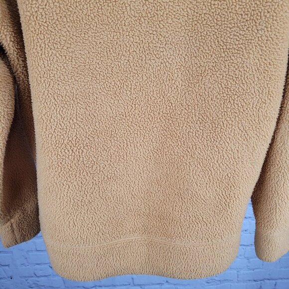 Urban Outfitters Yellow Fleece 1/4 Zip Collared Pullover Jacket Size Small S - Picture 8 of 12